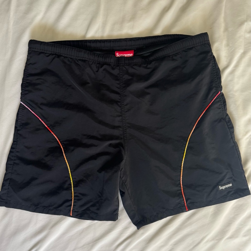 Supreme Black Swim Shorts